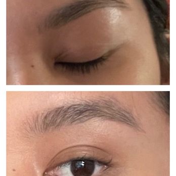 Libran Beauty - Top: Previous person who did my brows made them thin and uneven. Bottom: Dita's magical work! Look at the fullnesss - Eyebrow Services Near Me - San Francisco, California Libran Beauty - Top: Previous person who did my brows made them thin and uneven. Bottom: Dita's magical work! Look at the fullnesss - Eyebrow Services Near Me - San Francisco, California