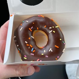 Chocolate frosted donut