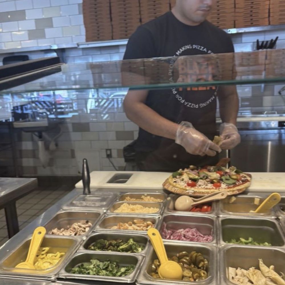This is the guy who refused to add extra toppings even after willing to pay extra , and in charge. No manager available on site.