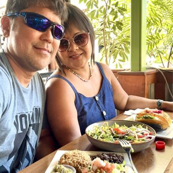 Margaritas - Corner table in their cool open air dining area. - Mexican Near Me - Honolulu, Hawaii