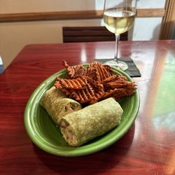 Costa Terraza - Chicken Wrap with sweet potato fries