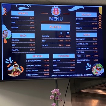 Shawarma Rox - Nov 30, 2022 menu - Middle Eastern Near Me - Scarborough, Ontario Shawarma Rox - Nov 30, 2022 menu - Middle Eastern Near Me - Scarborough, Ontario