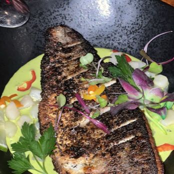 Morla - Branzino with the most amazing sauce. Perfectly crisp. - Peruvian Near Me - Bay Harbor Islands, Florida Morla - Branzino with the most amazing sauce. Perfectly crisp. - Peruvian Near Me - Bay Harbor Islands, Florida