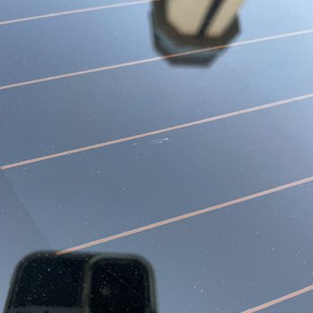 Xact Window Tinting - Small imperfection on the rear glass - Auto Customization Near Me - Ontario, California
