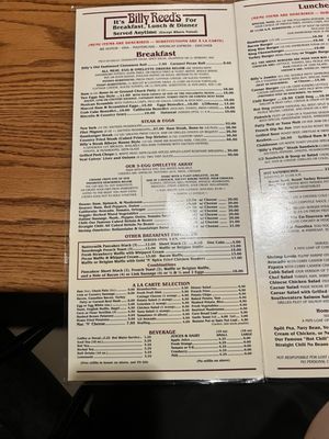 Menu photo 4 Billy Reed's Palm Springs, CA Menu photo 4 Billy Reed's Palm Springs, CA