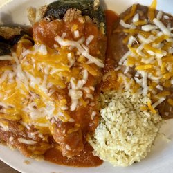 Hopi Cultural Center Restaurant - Chili Relleno meal at the Hopi Cultural Center Cafe.  Very good.