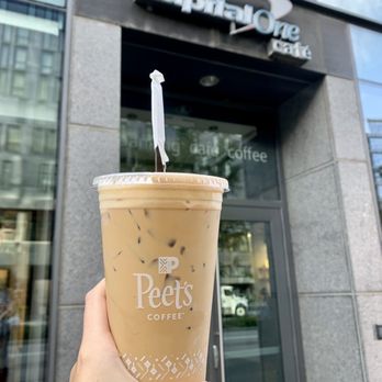 Capital One Café - Iced oat milk latte - Banks & Credit Unions Near Me - Denver, Colorado Capital One Café - Iced oat milk latte - Banks & Credit Unions Near Me - Denver, Colorado