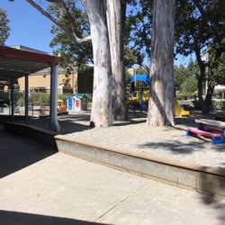Stepping Stones Learning Center - Our large yard is fun, inviting, and shady too.