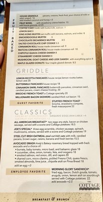 Menu photo 3 The Cottage Encinitas, CA