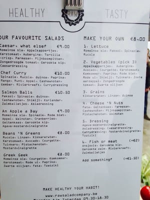 Menu photo 3 Raw Salad Company Antwerp, VAN