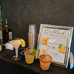 Signature cocktails for my birthday party