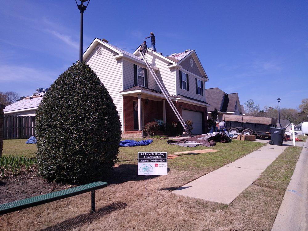 Slide of All Aspects Roofing and Construction