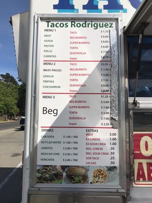 Menu photo 4 Tacos Rodriguez El Sobrante, CA Menu photo 4 Tacos Rodriguez El Sobrante, CA