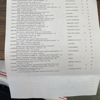 The Kitchen Table - Wine list - Red wine - Italian Near Me - San Rafael, California The Kitchen Table - Wine list - Red wine - Italian Near Me - San Rafael, California