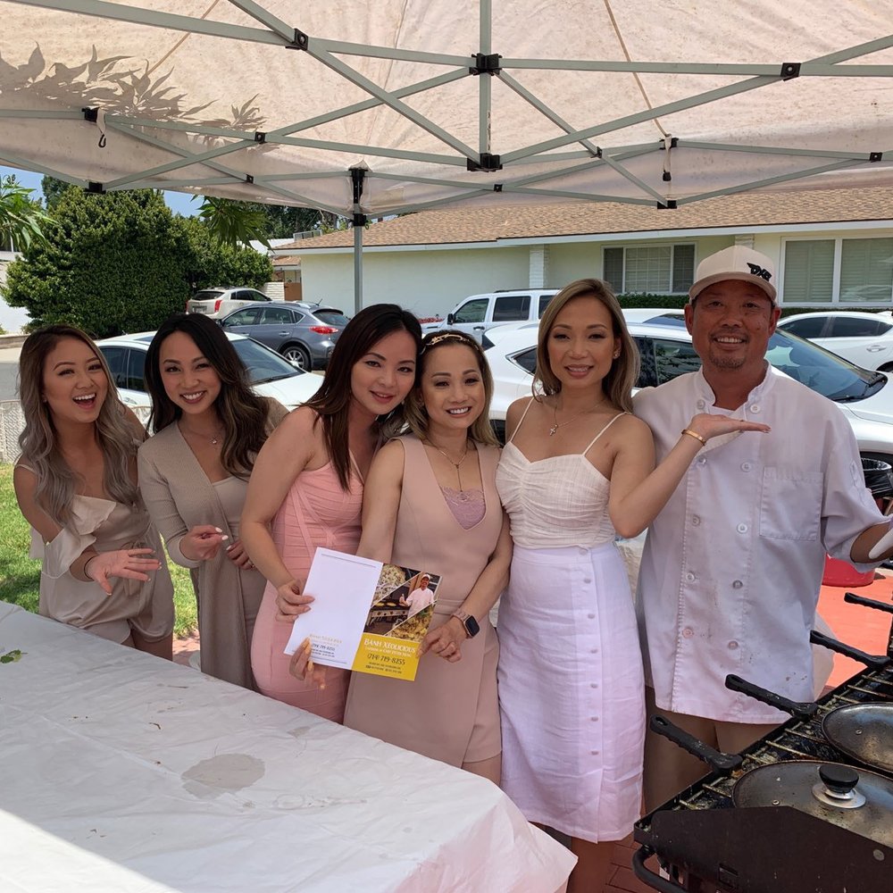 Banhxeolicious  - Banh xeo was a big hit ! And here is Peter! - Caterers Near Me