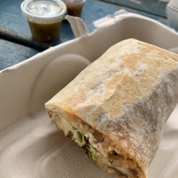 Shrimp burrito 5/5 (this is one half of it) Shrimp burrito 5/5 (this is one half of it)