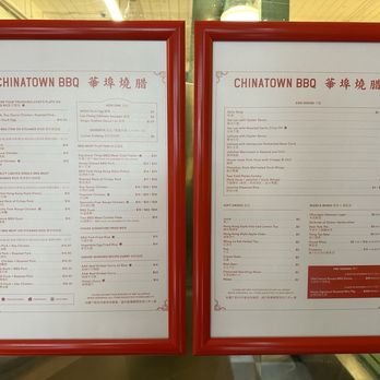 Chinatown BBQ - New menu - Barbeque Near Me - Vancouver, British Columbia