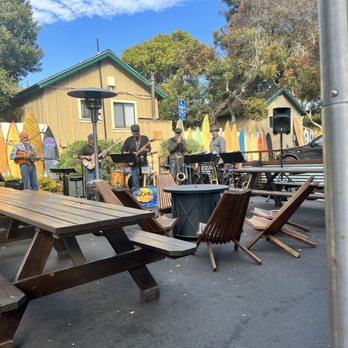 Lucy's on Lighthouse - Patio with live music - Hot Dogs Near Me - Pacific Grove, California