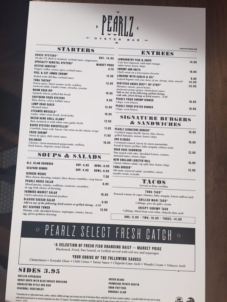 Pearlz Oyster Bar