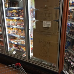 IGA - Broken freezer for months. break, do not touch.