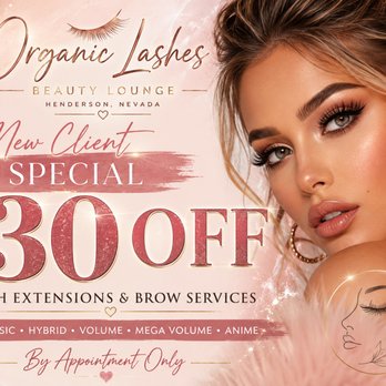 Organic Lashes Beauty Lounge - Eyelash Service Near Me - Henderson, Nevada Organic Lashes Beauty Lounge - Eyelash Service Near Me - Henderson, Nevada