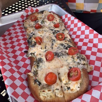Sunset Overlook - Spinach and artichoke flatbread - Pubs Near Me - Columbia, Illinois