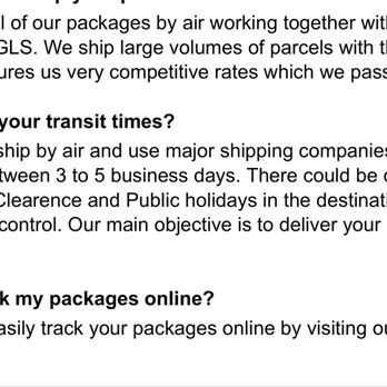 International Parcel Services - Lies ! - Shipping Centers Near Me - Clearwater, Florida