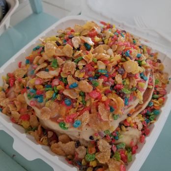Scratch Kitchen - Everything all together for the milk and cereal pancakes to go - Breakfast & Brunch Near Me - Honolulu, Hawaii Scratch Kitchen - Everything all together for the milk and cereal pancakes to go - Breakfast & Brunch Near Me - Honolulu, Hawaii