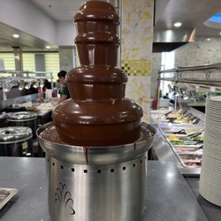 Asian Star Buffet - The chocolate fountain.