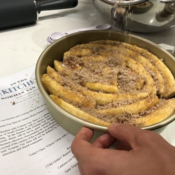 Chef Norman Van Aken - making Tarte Tentacion - Cooking Classes Near Me