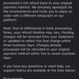Email I received about the store being closed Email I received about the store being closed