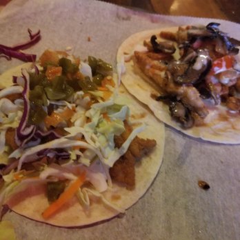 Chuy's Tacos - Fish taco on the left and philly taco on right. - Mexican Near Me - Peachtree Corners, Georgia Chuy's Tacos - Fish taco on the left and philly taco on right. - Mexican Near Me - Peachtree Corners, Georgia