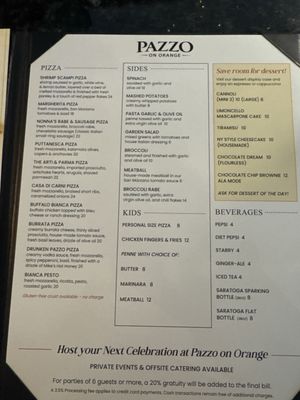 Menu photo 3 Pazzo On Orange Sarasota, FL Menu photo 3 Pazzo On Orange Sarasota, FL