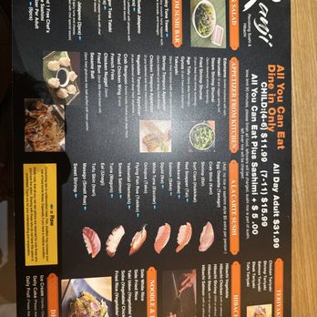Kanji Sushi AYCE - Menu - Sushi Bars Near Me - West Springfield, Virginia Kanji Sushi AYCE - Menu - Sushi Bars Near Me - West Springfield, Virginia
