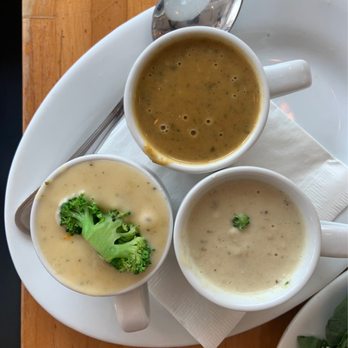 Five Loaves Cafe - Soup Sampler of 3 Pours. - Sandwiches Near Me - Summerville, South Carolina