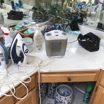 JA Reliable Cleaning - Bathroom vanity before cleaning. - Home Cleaning Near Me - West Chicago, Illinois