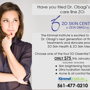 The Kimmel Institute - This month only $75 ZO by Dr. Obagi Facials! expires 1/31/18 - Medical Spas Near Me - Boca Raton, Florida The Kimmel Institute - This month only $75 ZO by Dr. Obagi Facials! expires 1/31/18 - Medical Spas Near Me - Boca Raton, Florida