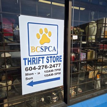 BC SPCA Thrift Store - Hours - Animal Shelters Near Me - Richmond, British Columbia