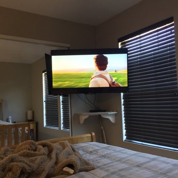 The Floating TV - Sony Bravia 48" tv - Home Theatre Installation Near Me