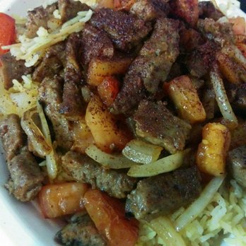 UR Mediterranean Restaurant - Lamb on rice - Mediterranean Near Me - Beaverton, Oregon