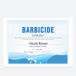 Kre8ive Hair - Certification