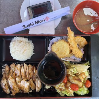 Sushi Mori - Teriyaki Chicken Bento Box - Sushi Bars Near Me - La Jolla, California
