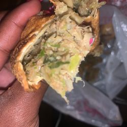 This is supposed to be a shrimp eggroll