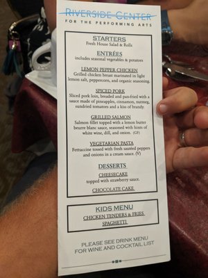 Menu photo 3 Riverside Center for the Performing Arts Fredericksburg, VA Menu photo 3 Riverside Center for the Performing Arts Fredericksburg, VA
