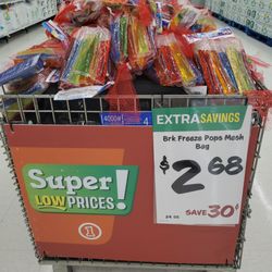 Super 1 Foods - Freeze Pops!