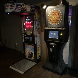 Midtown Tavern Sports Bar & Grill - A couple video games in the smoking section.