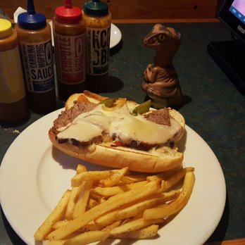 Smokey Bones - Bob the Raptor Says "The server mammal said this was Brisket Prey...I see cheese mayo and grissle... no Brisket Prey!" - Barbeque Near Me - Mentor, Ohio Smokey Bones - Bob the Raptor Says "The server mammal said this was Brisket Prey...I see cheese mayo and grissle... no Brisket Prey!" - Barbeque Near Me - Mentor, Ohio