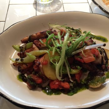 Briciola - Grilled Octopus Salad - Italian Near Me - New York, New York Briciola - Grilled Octopus Salad - Italian Near Me - New York, New York