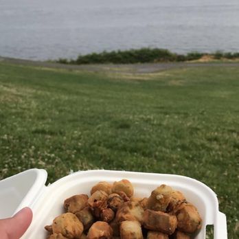Ezell's Famous Chicken - Fried okra at Gasworks - Southern Near Me - Seattle, Washington Ezell's Famous Chicken - Fried okra at Gasworks - Southern Near Me - Seattle, Washington