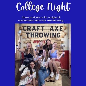 Craft Axe Throwing- Memphis - Craft Axe College Night! Every Wednesday! - Axe Throwing Near Me - Memphis, Tennessee Craft Axe Throwing- Memphis - Craft Axe College Night! Every Wednesday! - Axe Throwing Near Me - Memphis, Tennessee